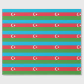 Papier Cadeau Drapeau de l'Azerbaïdjan (Plat)