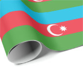 Papier Cadeau Drapeau de l'Azerbaïdjan (Coin rond)