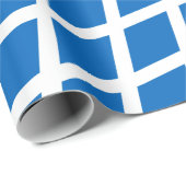 Papier Cadeau Drapeau de l'Ecosse - drapeau écossais (Coin rond)