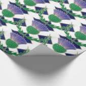 Papier Cadeau Drapeau de l'Ecosse et de chardon (Coin)
