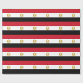 Papier Cadeau Drapeau de l'Égypte (Plat)