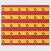 Papier Cadeau Drapeau de l'Espagne (Plat)