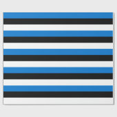 Papier Cadeau Drapeau de l'Estonie (Plat)