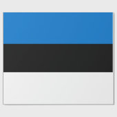Papier Cadeau Drapeau de l'Estonie (Plat)