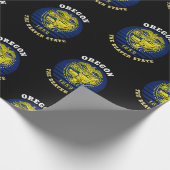 Papier Cadeau Drapeau de l'État de la Beaverton de l'Oregon (Coin)