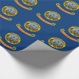 Papier Cadeau Drapeau de l'État de l'Idaho