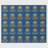 Papier Cadeau Drapeau de l'État de l'Idaho (Plat)