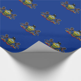Papier Cadeau Drapeau de l'État de Pennsylvanie