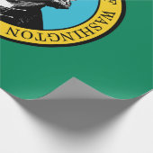 Papier Cadeau Drapeau de l'État de Washington (Coin)