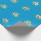 Papier Cadeau Drapeau de l'État du Dakota du Sud (Coin)