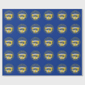 Papier Cadeau Drapeau de l'État du Nebraska (Plat)