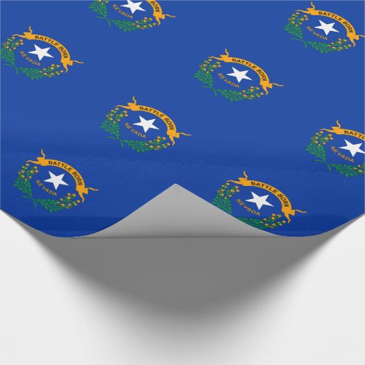 Papier Cadeau Drapeau de l'État du Nevada (Coin)