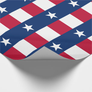 Papier Cadeau Drapeau de l'État du Texas