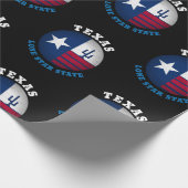 Papier Cadeau Drapeau de l'étoile solitaire du Texas (Coin)