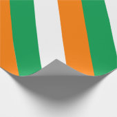 Papier Cadeau Drapeau de l'Irlande (Coin)