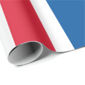 Papier Cadeau Drapeau de l'Islande (Coin rond)