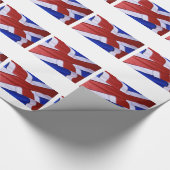 PAPIER CADEAU DRAPEAU DE L'ISLANDE (Coin)
