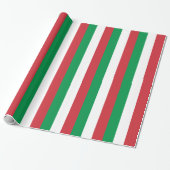 Papier Cadeau Drapeau de l'Italie (Déroulé)