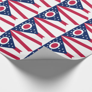 Papier Cadeau Drapeau de l'Ohio