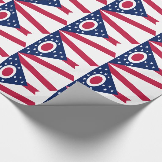 Papier Cadeau Drapeau de l'Ohio (Coin)
