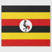 Papier Cadeau Drapeau de l'Ouganda (Plat)