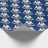 Papier Cadeau Drapeau de Louisiane (Coin)