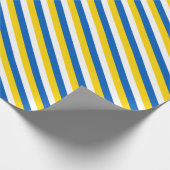 Papier Cadeau Drapeau de l'Ukraine (Coin)