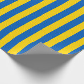 Papier Cadeau Drapeau de l'Ukraine (Coin)