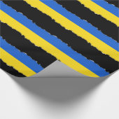 Papier Cadeau Drapeau de l'Ukraine (Coin)