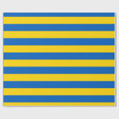 Papier Cadeau Drapeau de l'Ukraine (Plat)