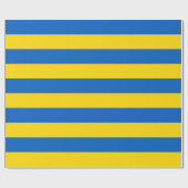 Papier Cadeau Drapeau de l'Ukraine (Plat)