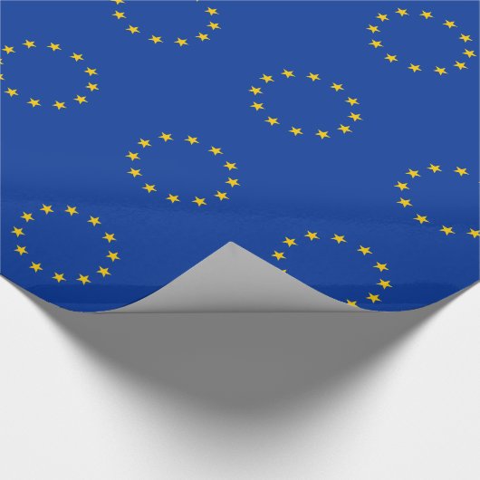 Papier Cadeau Drapeau de l'Union européenne (Coin)