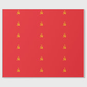 Papier Cadeau drapeau de l'URSS (Plat)