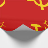 Papier Cadeau Drapeau de l'URSS - Drapeau de l'Union soviétique (Coin)