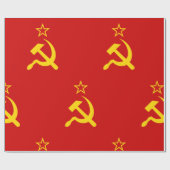 Papier Cadeau Drapeau de l'URSS - Drapeau de l'Union soviétique (Plat)