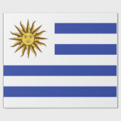 Papier Cadeau drapeau de l'Uruguay (Plat)