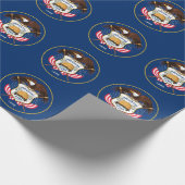 Papier Cadeau Drapeau de l'Utah (Coin)