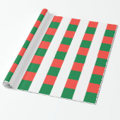 Papier Cadeau Drapeau de Madagascar (Déroulé)