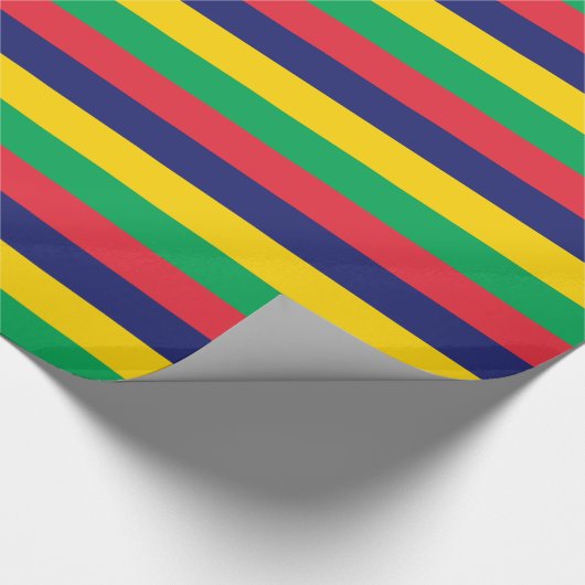 Papier Cadeau Drapeau de Maurice (Coin)