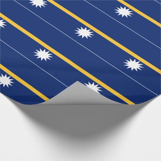 Papier Cadeau Drapeau de Nauru (Coin)
