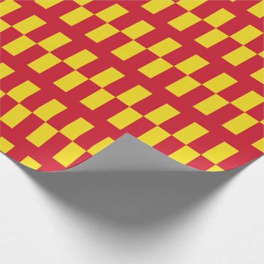 Papier Cadeau Drapeau de Northumberland (Coin)