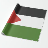 Papier Cadeau Drapeau de Palestine (Déroulé)