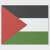Papier Cadeau Drapeau de Palestine (Plat)