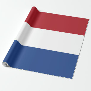 Papier Cadeau Drapeau de Pays-Bas patriotique