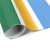 Papier Cadeau Drapeau de Portland (Oregon) (Coin rond)