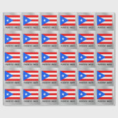 Papier Cadeau Drapeau de Porto Rico (Plat)