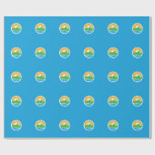 Papier Cadeau Drapeau de Provo, Utah (Plat)