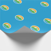 Papier Cadeau Drapeau de Provo, Utah (Coin)