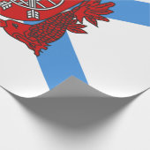 Papier Cadeau Drapeau de Rio de Janeiro (Brésil) (Coin)