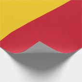 Papier Cadeau Drapeau de Roumanie patriotique roumain (Coin)